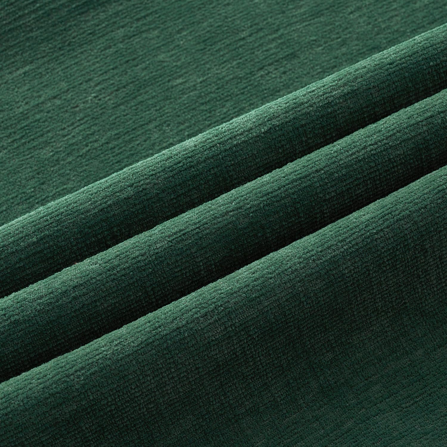 Miulee Dark Green Couch Pillow Covers 18X18 Inch, Set Of 2 Soft Chenille Decorative Square Throw Pillow Covers Farmhouse For Sofa Living Room Bed