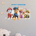 RoomMates RMK5122GM Paw Patrol Peel and Stick Giant Wall Decals with Alphabet for Personalization