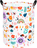 HUAYEE 19.7 Inch Baby Laundry Hamper Bedroom Laundry Basket Storage Basket Fabric Organization Basket, Storage Bin, Toy Box,Gift