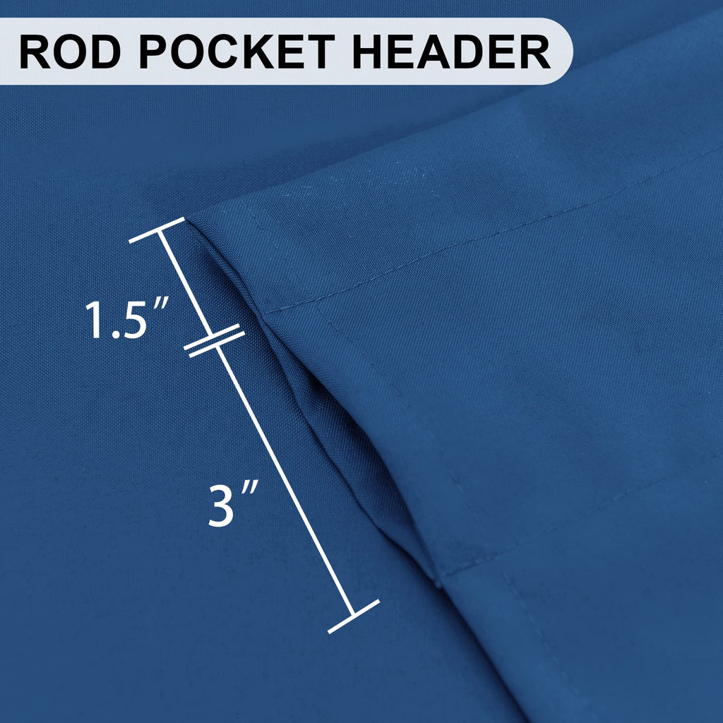 Dwcn Valance Curtains For Living Room - Kitchen Valance Solid Short Topper, Rod Pocket Bathroom/Basement Curtain For Window Trea