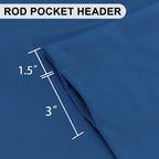 Dwcn Valance Curtains For Living Room - Kitchen Valance Solid Short Topper, Rod Pocket Bathroom/Basement Curtain For Window Trea
