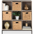 Best Choice Products 9-Cube Bookshelf, 3-Tier Wood Storage Bookcase W/Legs, 11in Shelf Opening, Cube Organizer, Living Room, Off
