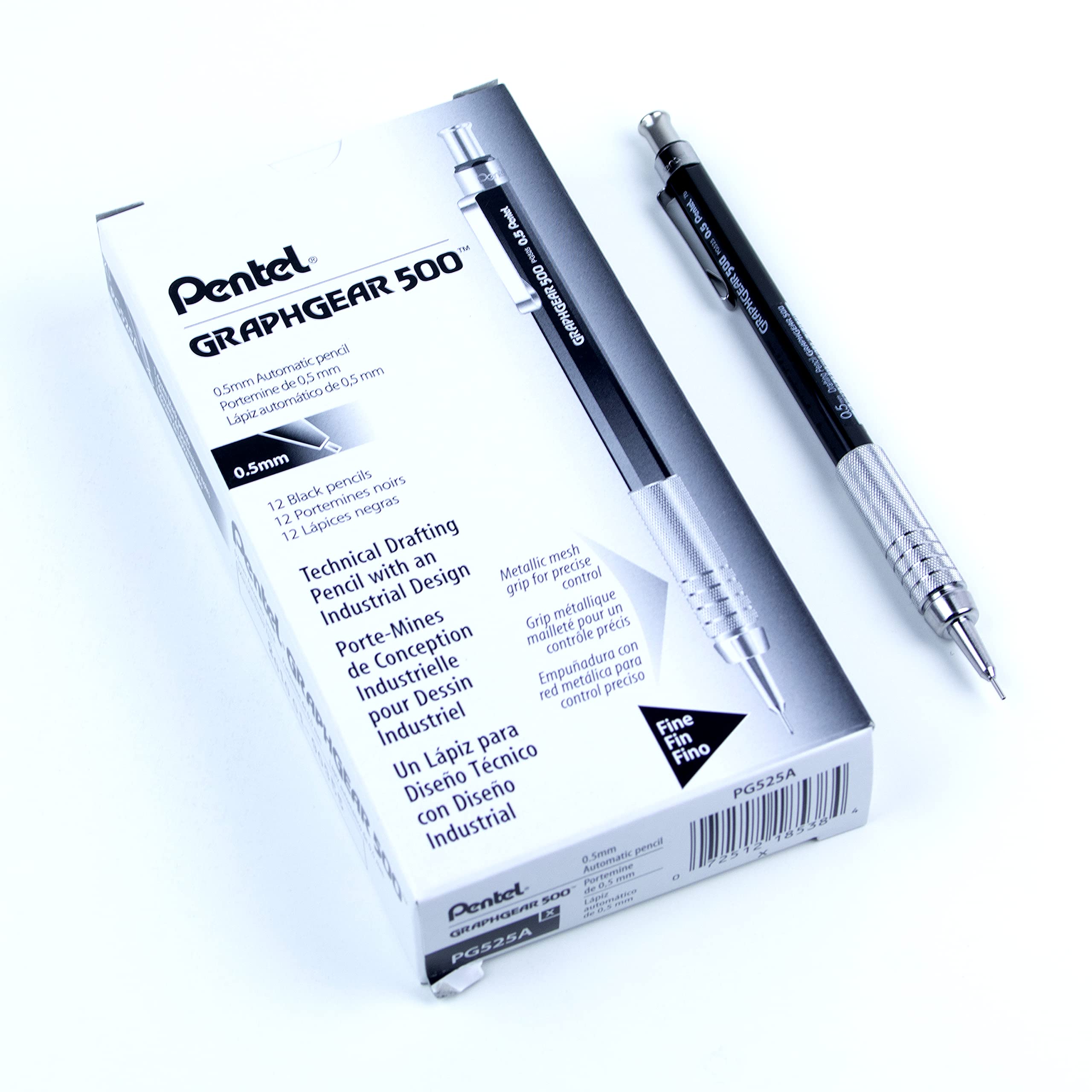 Pentel Graph Gear 500 Automatic Drafting Pencil - 12 Count (Pack Of 1)