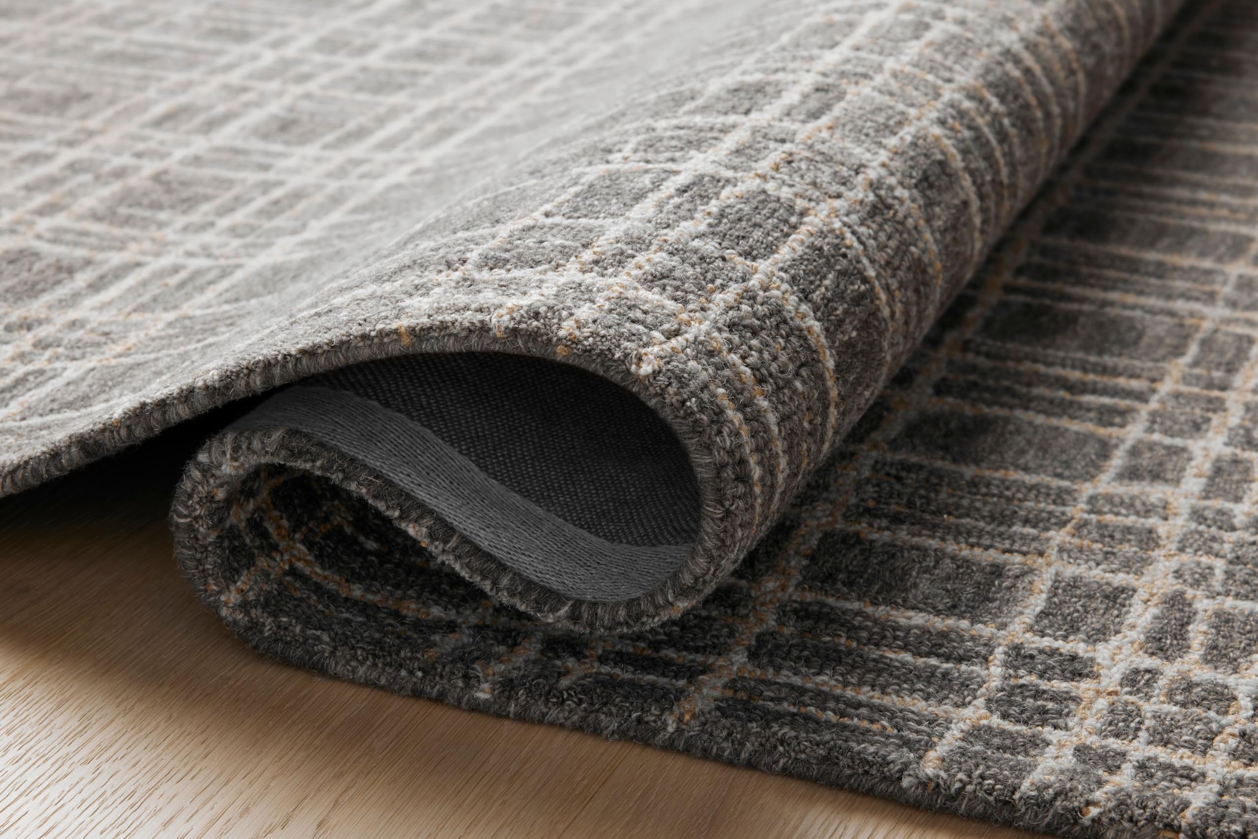 Loloi Chris Loves Julia X Polly Graphite/Pebble 2'-0'' X 5'-0'' Accent Rug