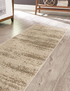 Unique Loom Del Mar Collection Area Rug - Lucille (2'X 8' Runner, Bone Beige)