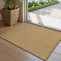 LUMI Handwoven Sisal Door Mat, Non-Slip Durable Entryway Mat, Welcome Front Doormat, Solid Floor Mats for Entrance, 20x32, Herri