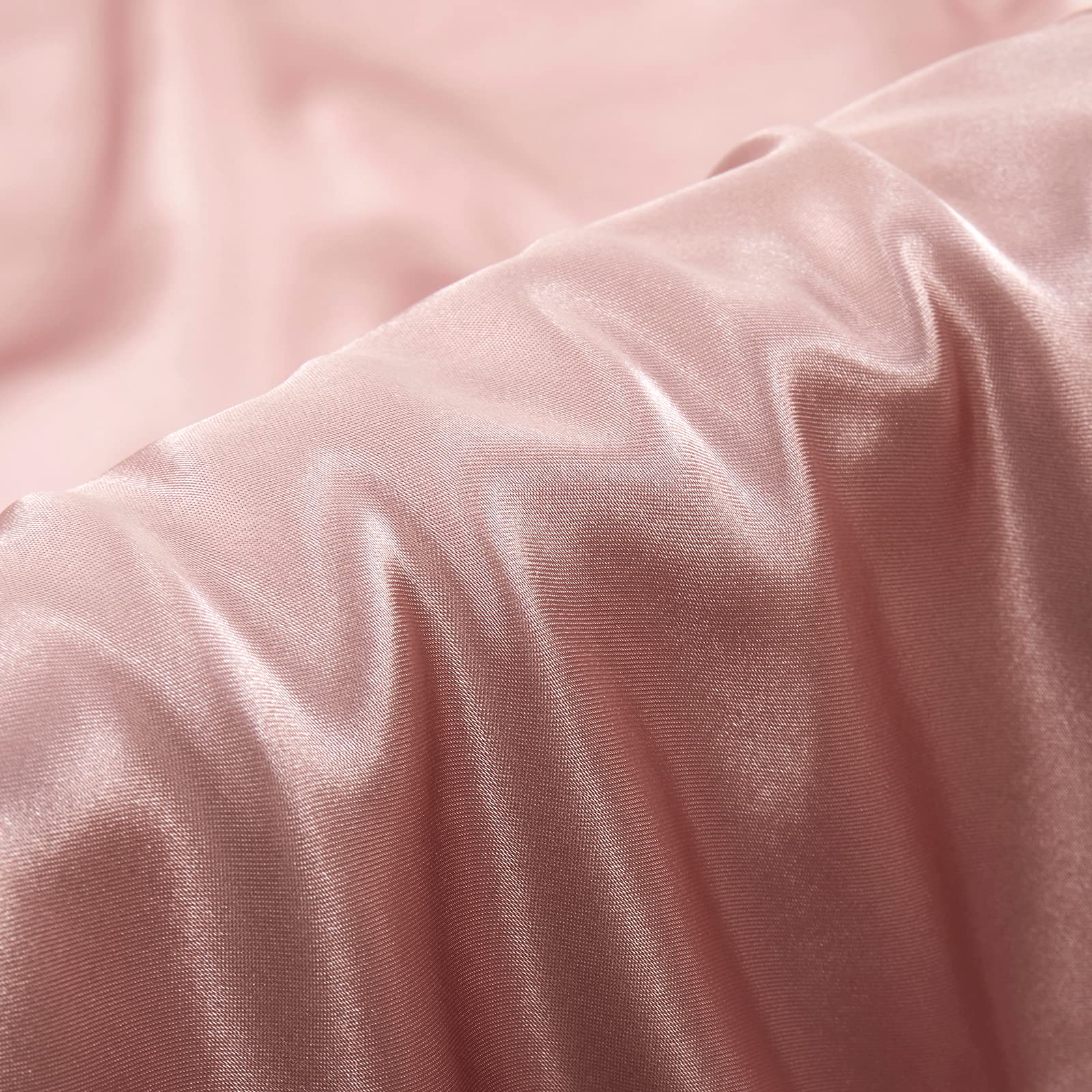 Aormenzy Champagne Satin Pillowcase For Hair And Skin, Satin Pillow Cases For Women Standard Size Set Of 2 With Envelope Closure