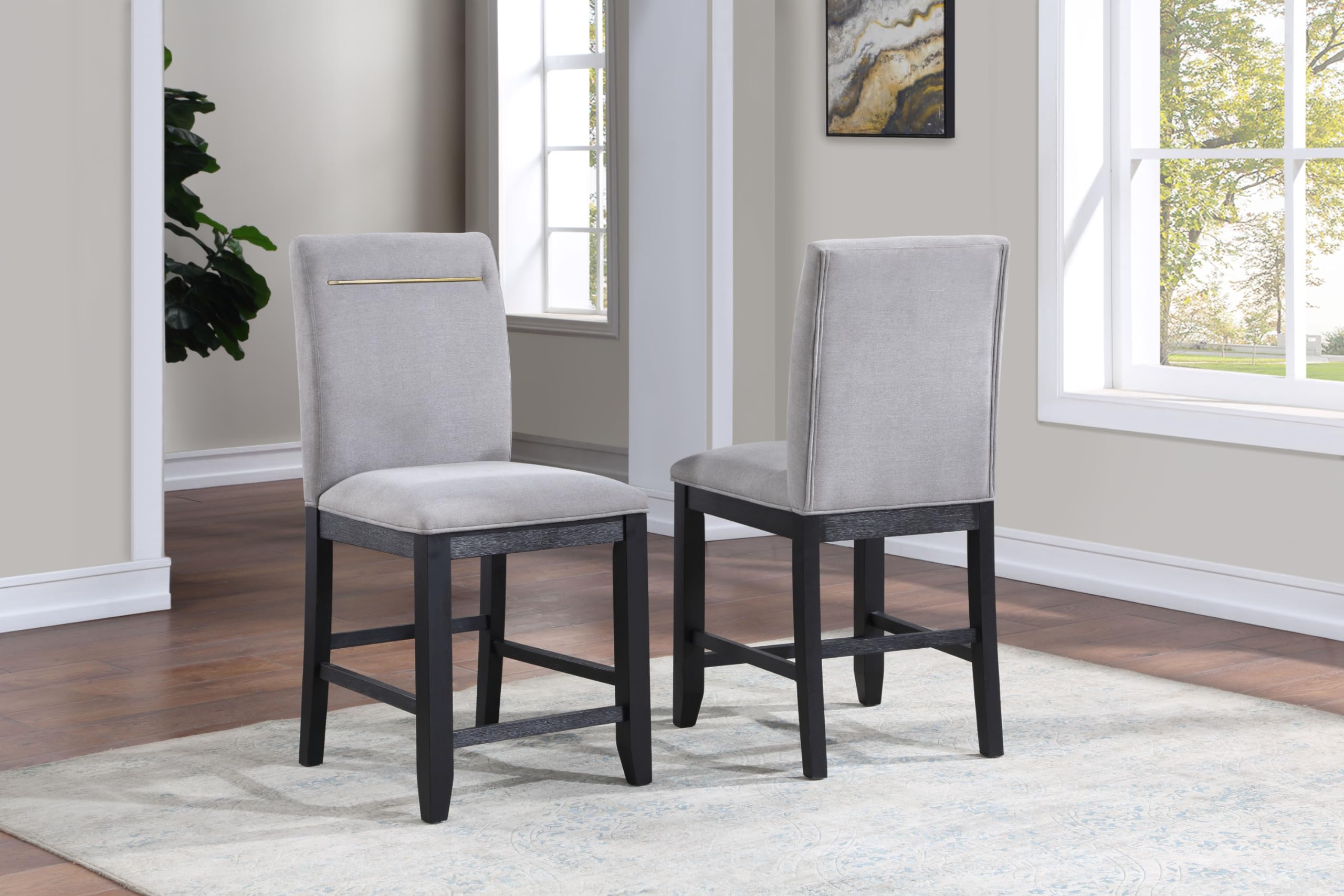Steve Silver Yves Accent Counter Chair - Thumbnail 2