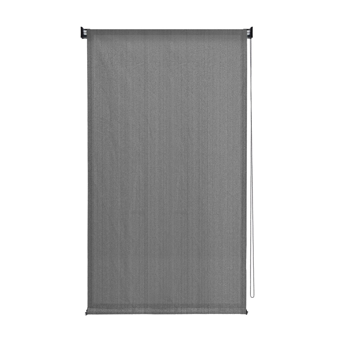 Vicllax Outdoor Roller Shade, Patio Blinds Roll Up Shade Fabric(4' W X 6' L), Grey
