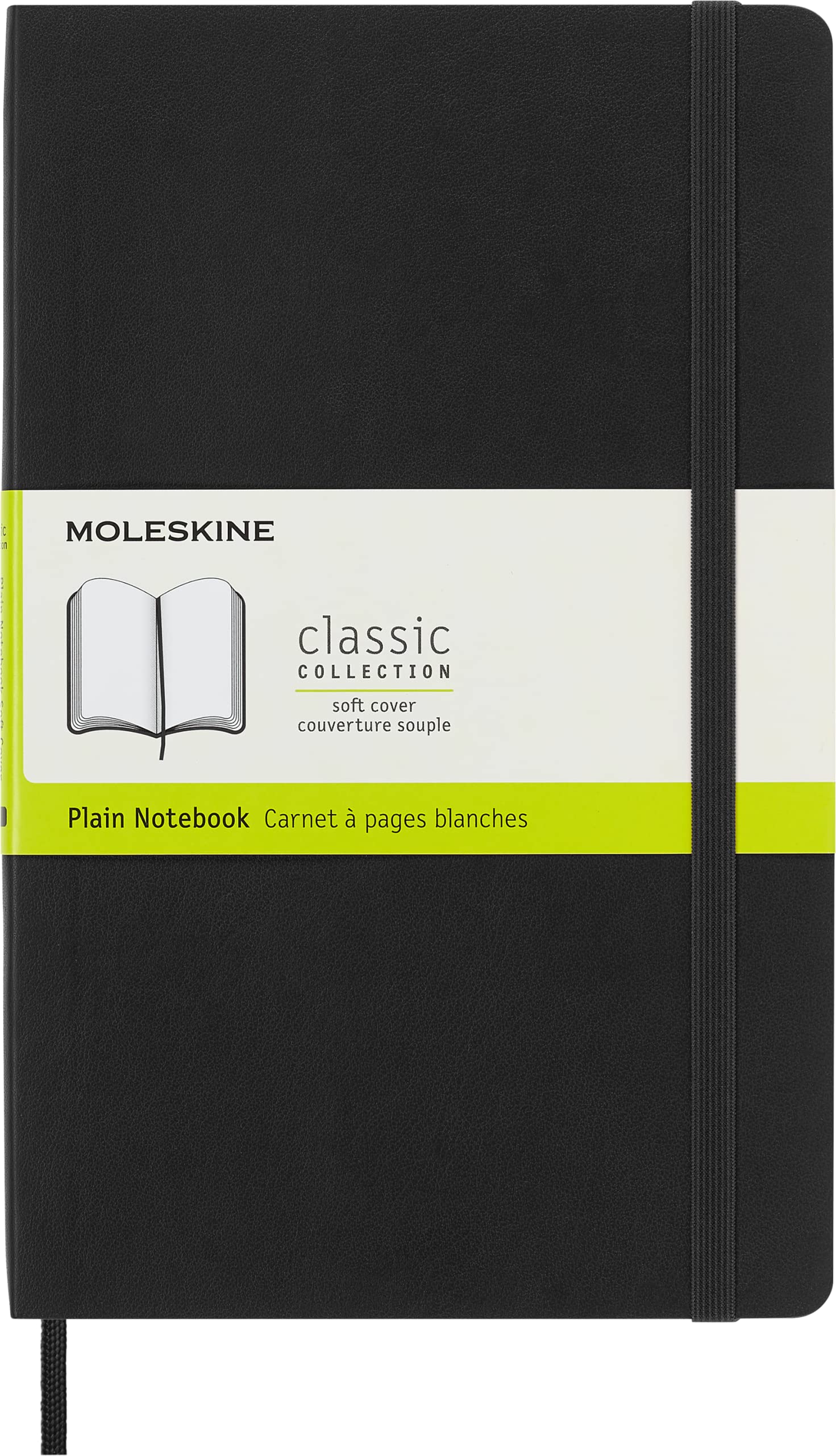 Moleskine Classic Notebook, Soft Cover, Large (5 X 8.25') Plain/Blank