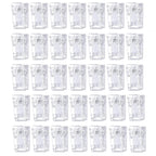 50Pcs Clear Plastic Clips for Hanging Photos - Mini Transparent Clips Small Binder Clips for Hanging Pictures Clear Display Clip