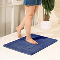 MORii (21x34 inch Thick Memory Foam Bath Rugs, Soft Absorbent Bathroom Mats,PVC Mesh and Rubber Spray on Underside for Anti Skid