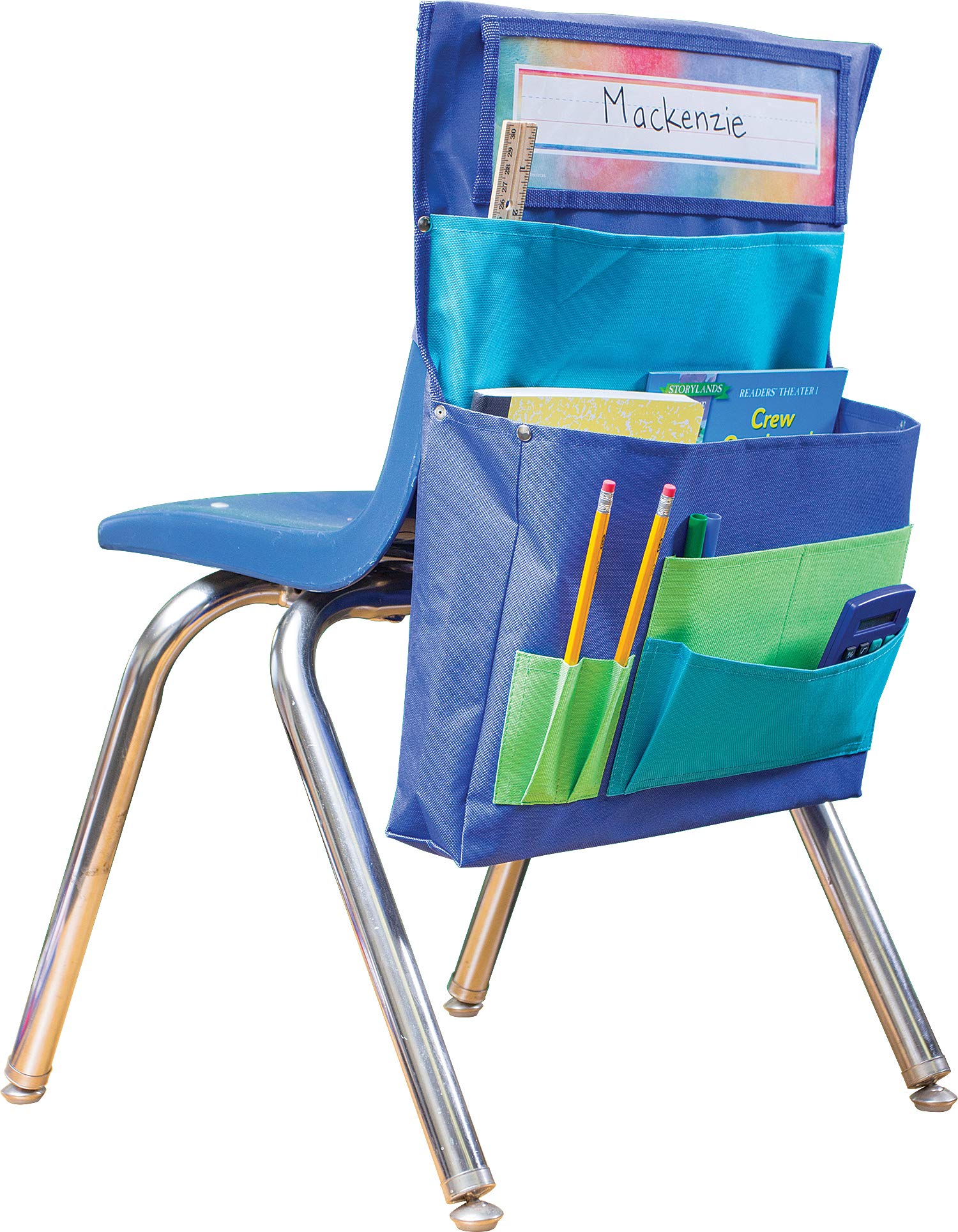 Teacher Created Resources Blue, Teal & Lime Chair Pocket (Tcr20970)