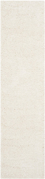 Safavieh Milan Shag Collection Runner Rug - 2' X 12', Ivory, Solid Design, Non-Shedding & Easy Care, 2-Inch Thick Ideal For High
