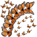 4 Size Monarch Butterfly Decor Halloween Butterfly Wall Decor Magnetic Butterfly Decoration 3D Monarch Butterfly Wall Decal for 