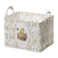 Winnie Nursery Storage Basket With A Waterproof PE Coating,The Pooh Nursery Baby Stuff Storage Baskets Suitable For Bathroom and