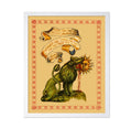 Poster Master Vintage Poster - Retro Green Lion Devouring The Sun Print - Hermetic Art - Mythology Art - Gift for Men & Women - 