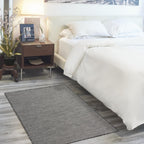 Nourison Positano Indoor/Outdoor Charcoal 3' X 5' Area Rug, Easy Cleaning, Non Shedding, Bed Room, Living Room, Dining Room, Backyard, Deck, Patio (3X5)