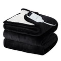 Bedsure Electric Blanket Twin - Soft Flannel Heated Blanket, Heating Blanket With 10 Time Settings, 6 Heat Settings, And 8 Hrs T