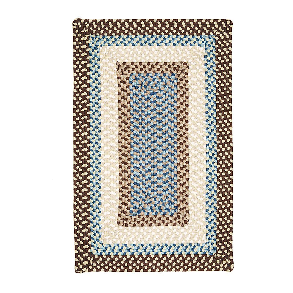 Montego Rug, 3 By 5-Feet, Bright Brown