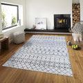 Mandala Machine Washable Area Rug 8 x 10 - Non-Slip & Safe Floor Rug - Stain Resistant Bedroom Rug - Comfortable Polyester Mater