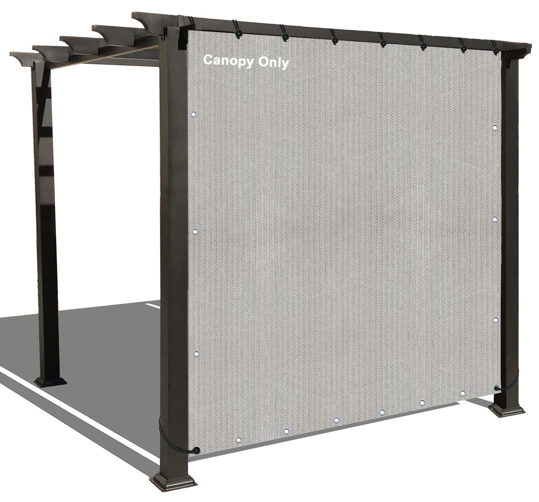 Alion Home Sun Shade Panel Privacy Screen with Grommets on 4 Sides for Outdoor, Patio, Awning, Window Cover, Pergola or Gazebo (