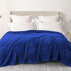 Exclusivo Mezcla Plush Fuzzy Fleece Bed Blanket Twin Size, Super Soft, Fluffy And Warm Blankets For Couch, Bed, All Season Use (