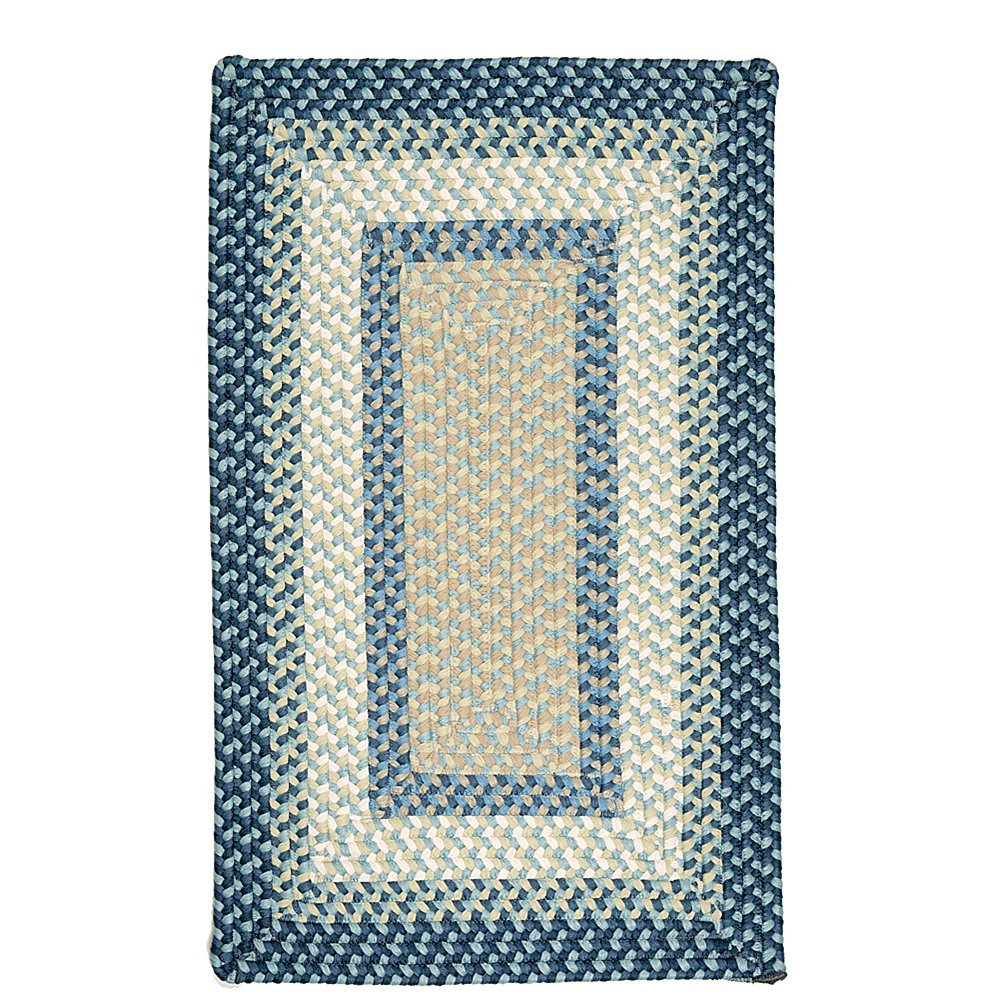 Montego Rug, 8 By 11-Feet, Blue Burst