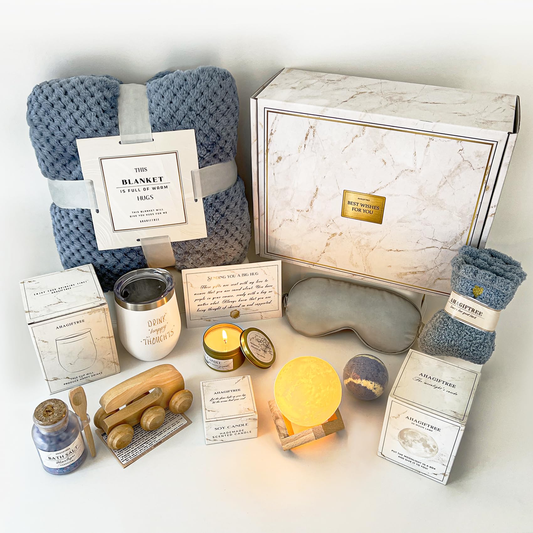 Gift Baskets For Women,11Pc Care Package,Think Of You, Surgery Recovery Gifts For Women,Get Well Soon Gift For Women After Surge