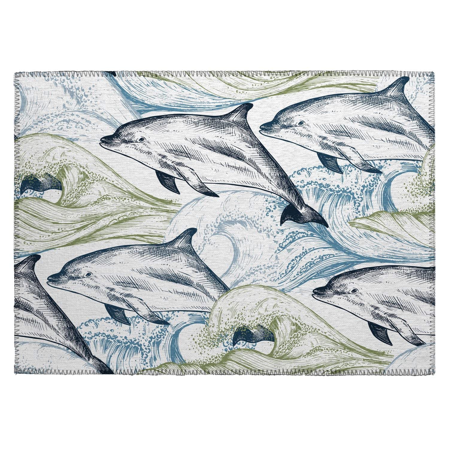 Harbor Ha10 Ivory Coastal Rug Rectangle 5' X 7 ' 6"
