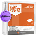 Hospitology Products Mattress Encasement - Zippered Bed Bug Dust Mite Proof Hypoallergenic - Sleep Defense System - King - Water