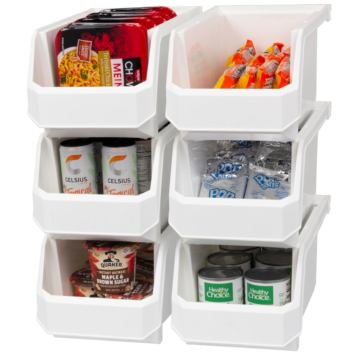 Readyspace Large Plastic Containers For Organizing And Storage Bins For Closet, Kitchen, Office, Or Pantry Organization, 14.75-I