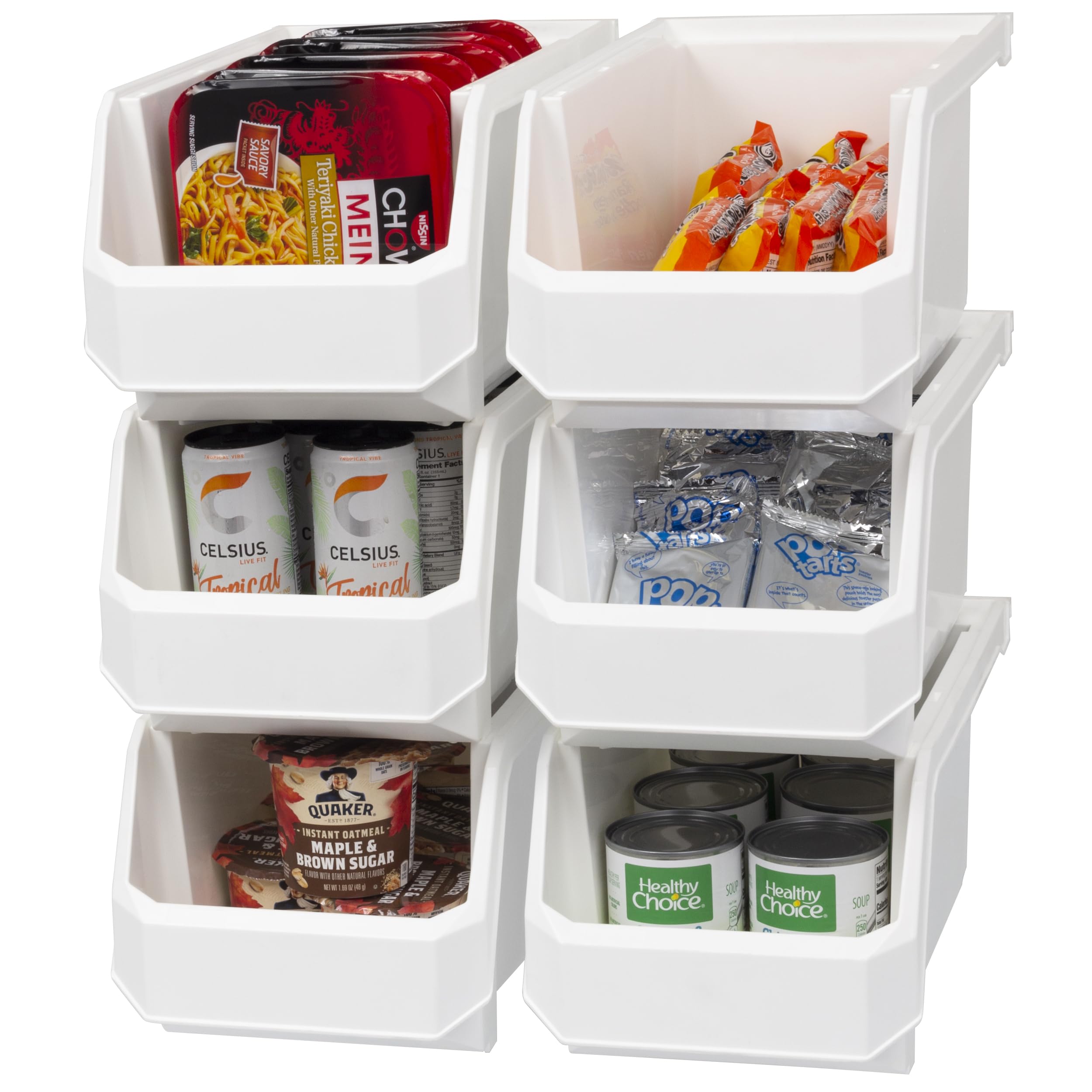 Readyspace Large Plastic Containers For Organizing And Storage Bins For Closet, Kitchen, Office, Or Pantry Organization, 14.75-I