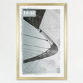 MCS Foundation 14x22 Poster Frame Traditional Brass, Vertical & Horizontal Wall Hanging Large Picture Frame for Photos, Posters 