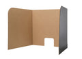 Flipside Products 70 x 23 Black Desktop Privacy Screen, Large, Dividers For Laptops And Computers, Reduce Distractions, Test Div