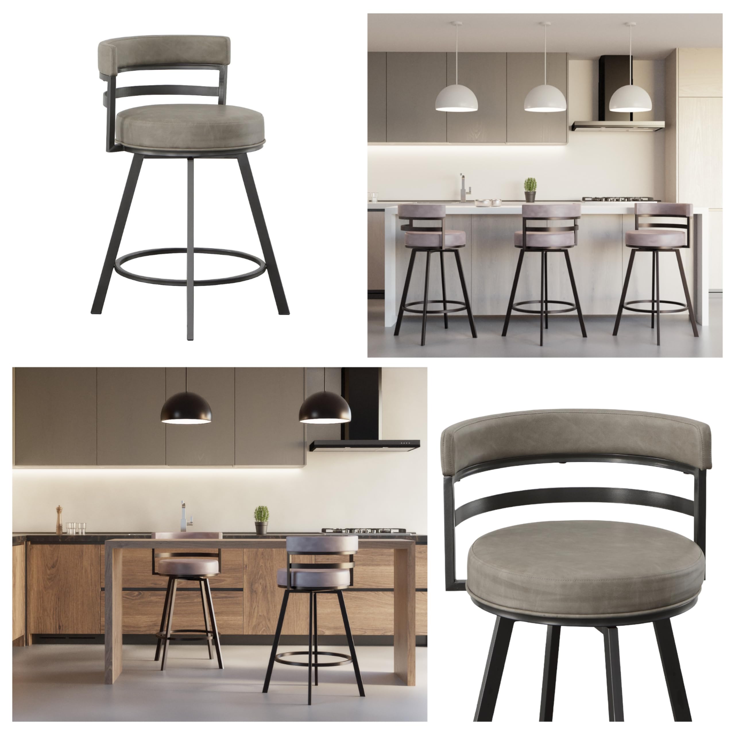 Gene Swivel Bar Stool
