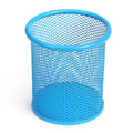 Tamaki Pen Holder Cup For Desk, Wire Mesh Pencil Cup Holder For Desk Office Pen Organizer (Blue)