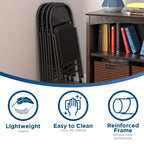 Cosco Smartfold® Fabric Folding Chair, 4-Pack, Black