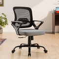Green Soul Pebble Office Chair, Mid Back Mesh Ergonomic Home Office Desk Chair With Comfortable & Spacious Seat, Tilt Lock Mecha