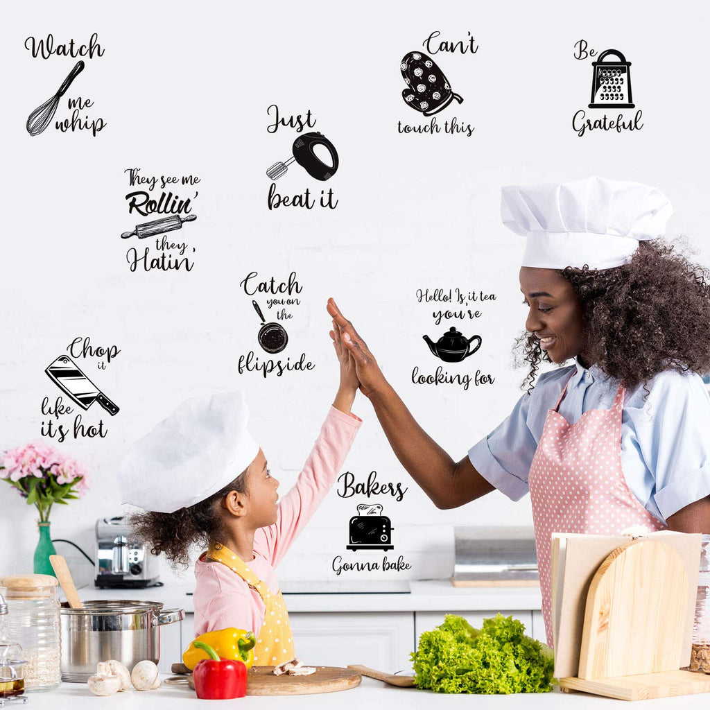 Kitchen Quotes Wall Stickers Kitchen Lettering Wall Decal Kitchenware With Sayings Wall Decoration For Kitchen Dining Baking Roo