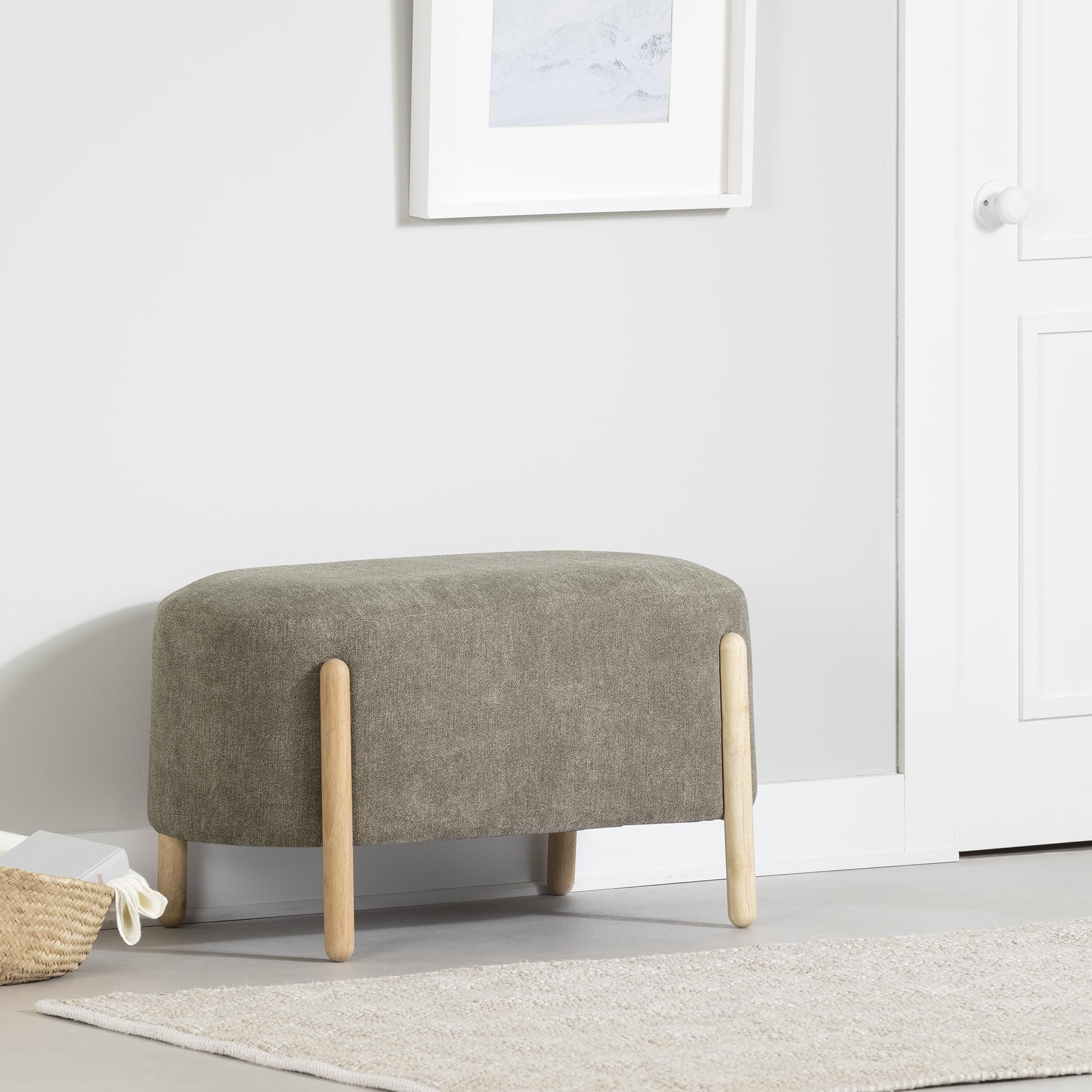 South Shore Flam Bench, Gray