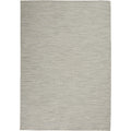 Nourison Positano Indoor-Outdoor Light Grey 4' X 6' Area Rug, Easy Cleaning, Non Shedding, Bed Room, Living Room, Dining Room, B
