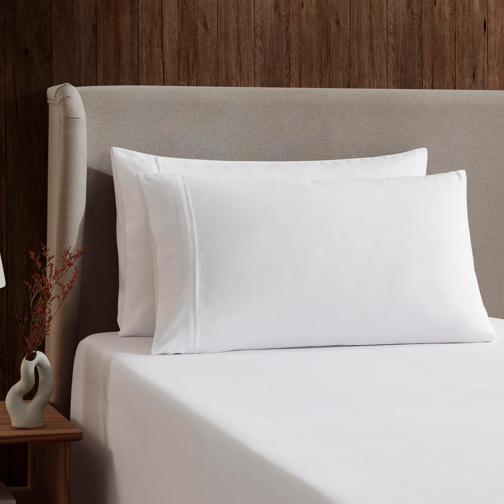 Nestl Twin Sheets Set - 3 Piece Twin Bed Sheets, Deep Pocket, Hotel Luxury, Extra Soft, Breathable And Cooling, White Sheets For Twin Size Mattresses