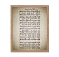 Poster Master Vintage Music Sheet Poster - Retro Hymnal Print - Gift for Musician, Friend - What A Day That Will Be, Hymn, Verse