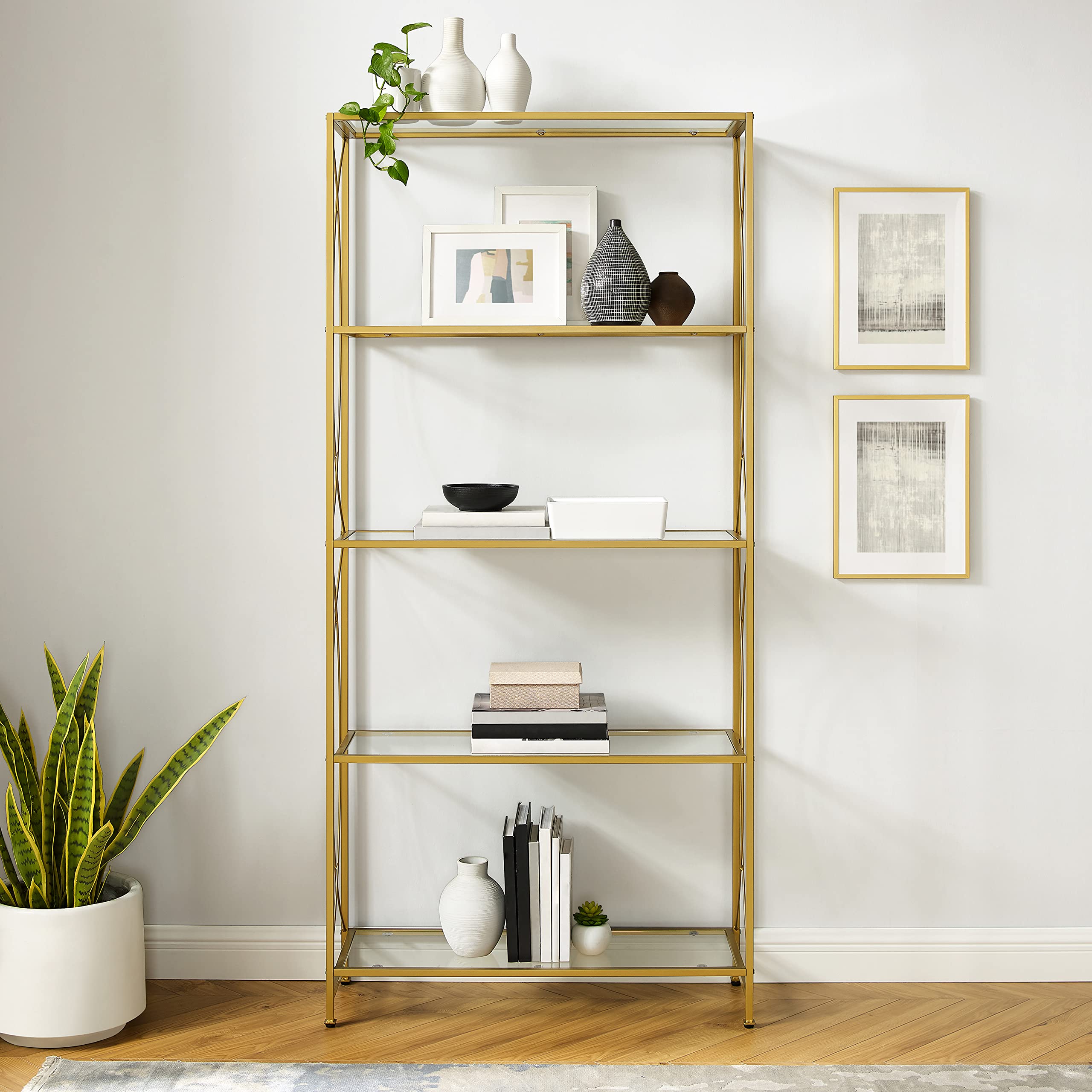 Crosley Furniture Helena Bookshelf - Thumbnail 4