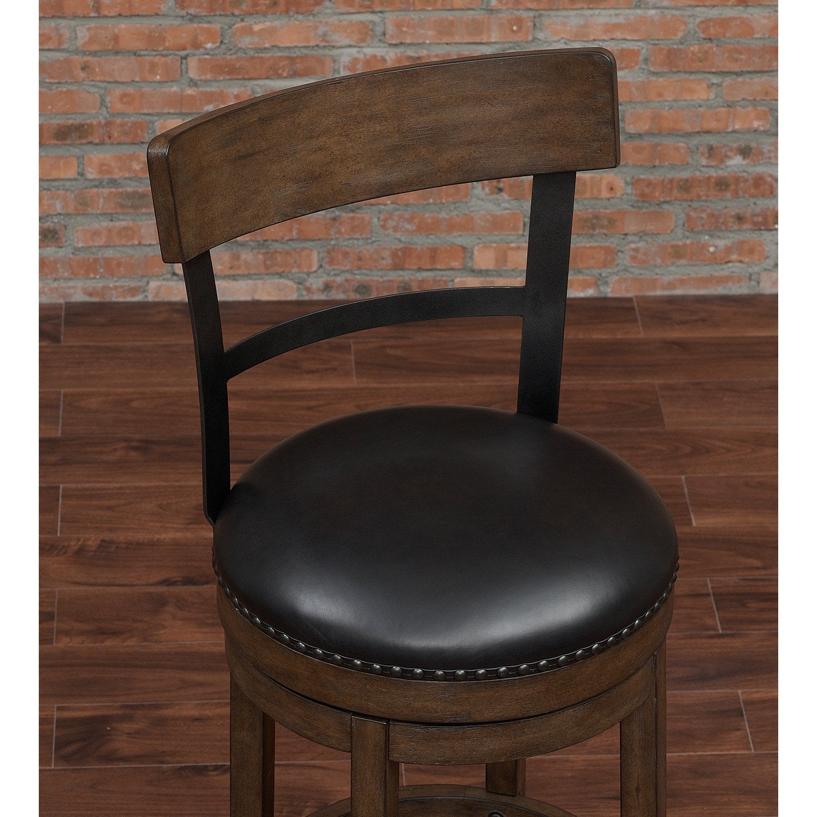 American Woodcrafters Taranto Swivel Counter Stool