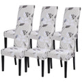Searchi Printed Dining Room Chair Covers Set Of 6, Stretch Kitchen Chair Covers Washable Parsons Chair Slipcover Removable Dining Chair Protectors For Hotel,Ceremony(Floral Pattern3)