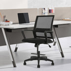 Paylesshere Gaming Chair Ergonomic Computer Chair Office Chair Video Game Chairs With Lumbar Support Desk Chair Armrest Mid Black Cushion Swivel Rolling Chair With Wheels For Home Office(Black)