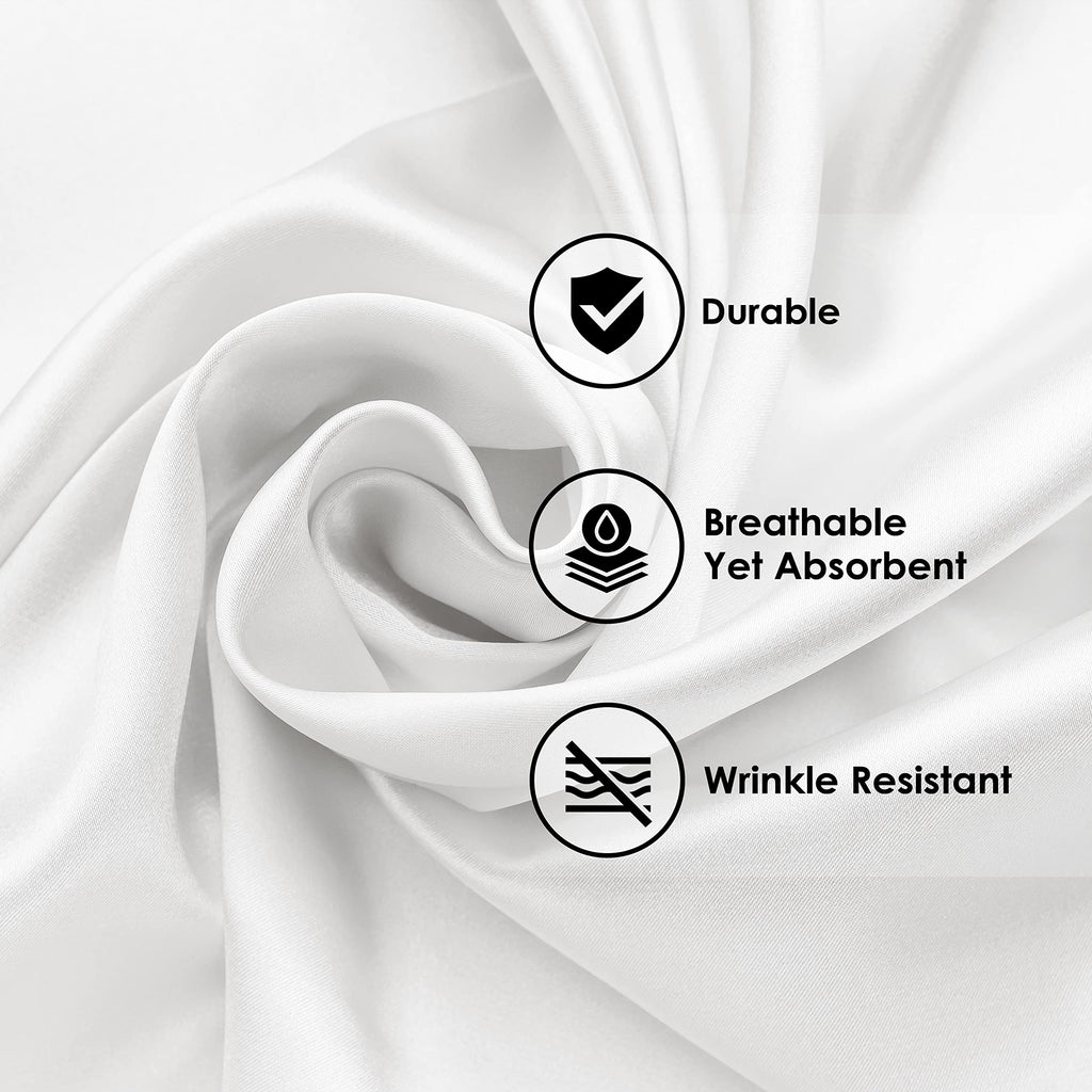 Superior Cotton Rich Bedsheet Set, Includes 1 Fully Elastic Deep Pocket Fitted Sheet, 1 Flat Sheet, 2 Pillowcases, Soft Bedding