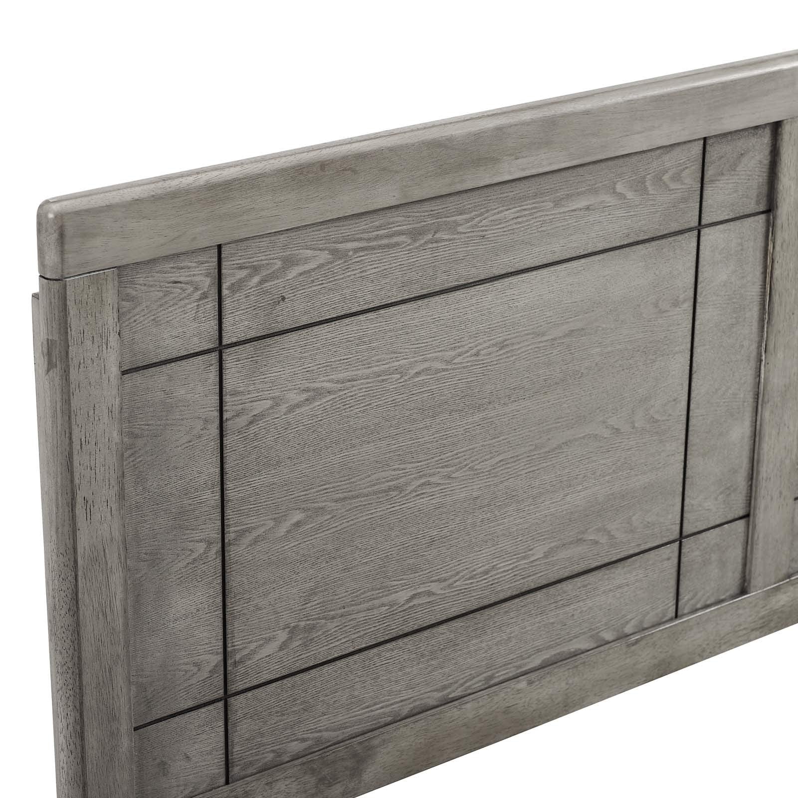 Modway Archie Queen Wood Headboard In Gray